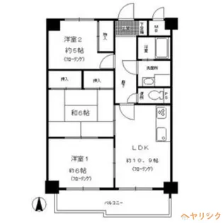 グランドール大幸Ⅰ【4階】の間取り