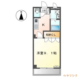 グランディールU【207号室】の間取り