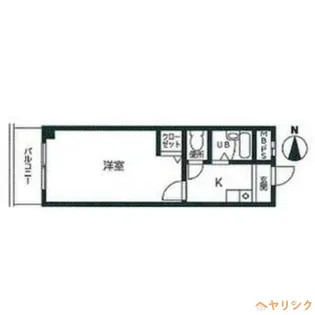 1Kの間取り画像