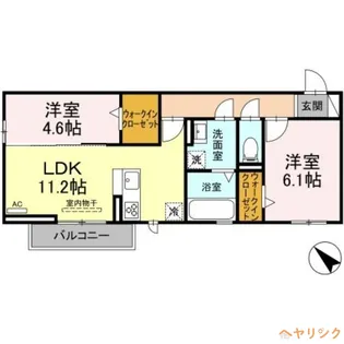 ベルヒルズ【3階】の間取り