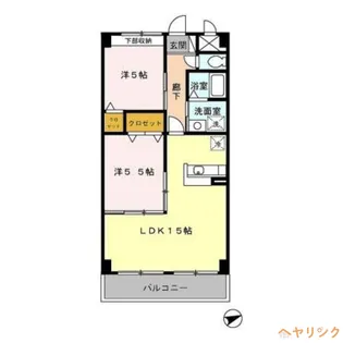 マーヴェラス【6階】の間取り