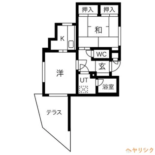 ラウムズ虹ヶ丘【2階】の間取り