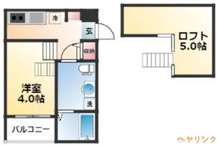 Vadoo【201号室】の間取り