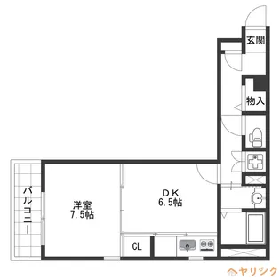 パルテールゴキソ【3階】の間取り