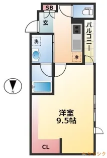at小舟【3階】の間取り