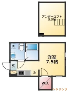 愛知県名古屋市西区菊井1丁目【アパート】の間取り