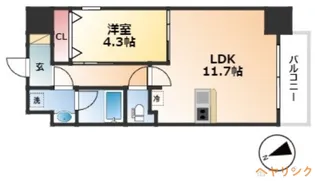レジデンシア花の木【10階】の間取り