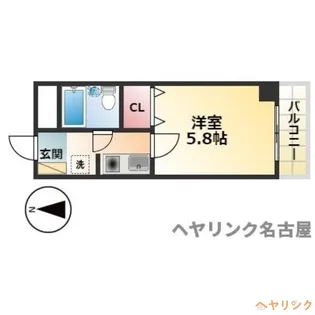 ブリッヂガーデンNAGONO【505号室】の間取り