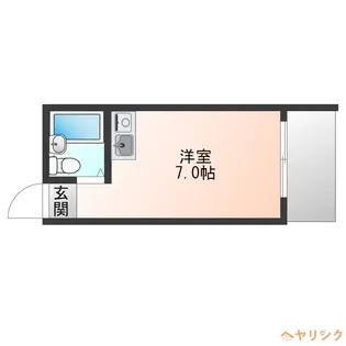 たつみコーポ【103号室】の間取り