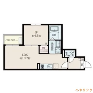 Jack koshinⅢ【1階】の間取り