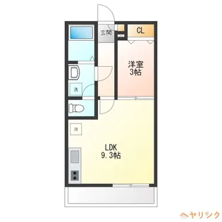 クラウド鳥羽見【2階】の間取り