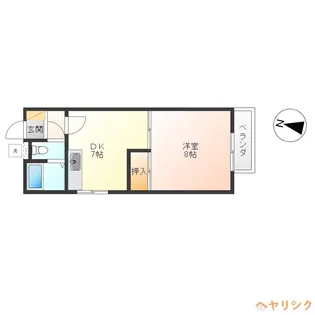 アサヒビルⅡ【2階】の間取り