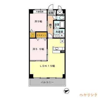 マーヴェラス【6階】の間取り