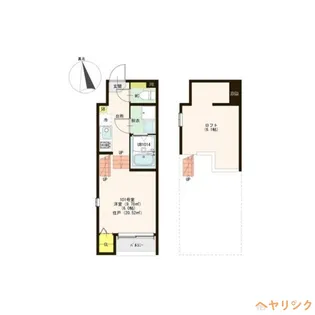 Ellery Moriyama【1階】の間取り