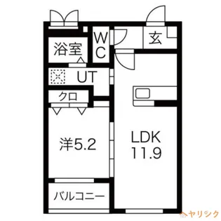 La La La三幸【1階】の間取り