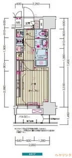 愛知県名古屋市西区菊井2丁目【マンション】の間取り