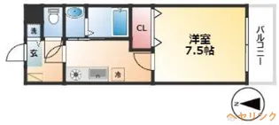 1Kの間取り画像