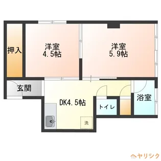 城北ビル(北区)【301号室】の間取り