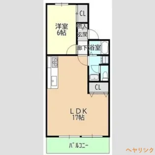 ボナール木村【2階】の間取り