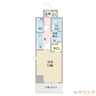 プレイズシード浅間町【9階】の間取り