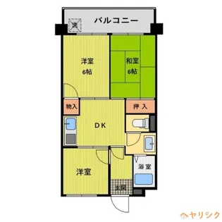 第二若葉ビル【3階】の間取り