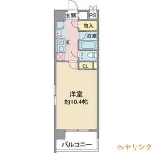 レージュAsano【4階】の間取り
