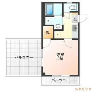 R’s one(アールズワン)【303号室】の間取り