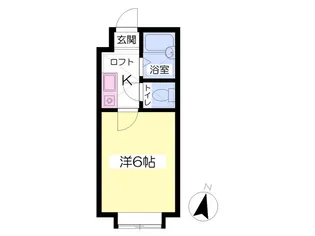 パルフェ台原【104号室】の間取り
