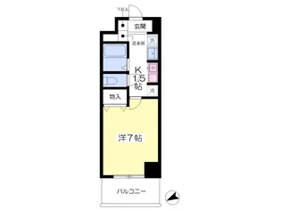1Kの間取り画像