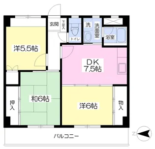 ビッグ第一ハイツ【503号室】の間取り