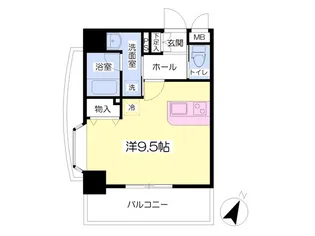 ウィンズ吉敷【201号室】の間取り