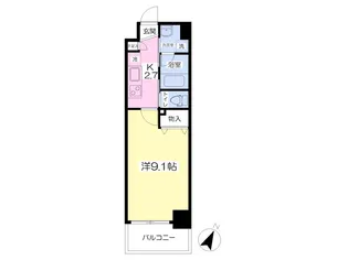 ウィンズ吉敷【205号室】の間取り