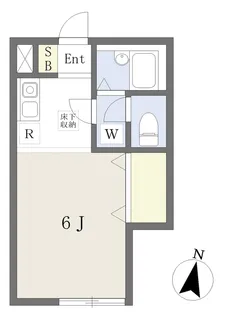 エアロパレス【101号室】の間取り