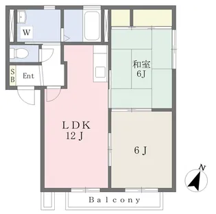 ヴェルフォレスタⅠ棟【101号室】の間取り