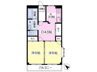 マ・メゾン【212号室】の間取り