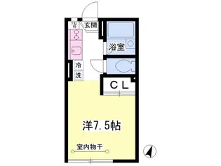 アビタシオンS【103号室】の間取り