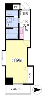 フォルテAMG【301号室】の間取り