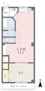 HYO−DORUⅡ【205号室】の間取り