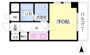 ロイヤルアネックスベイフロント【507号室】の間取り