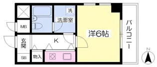 ロイヤルアネックスベイフロント【807号室】の間取り