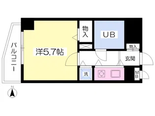ロイヤルアネックスベイフロント【902号室】の間取り