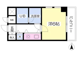ロイヤルアネックスベイフロント【907号室】の間取り