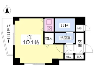 ロイヤルアネックスベイフロント【1003号室】の間取り