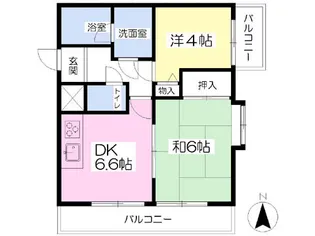 ロイヤルアネックスベイフロント【1106号室】の間取り