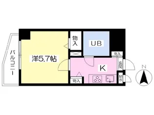 ロイヤルアネックスベイフロント【1402号室】の間取り