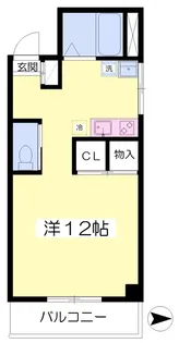 メゾン・カヤマチ【103号室】の間取り