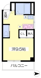 メゾン・カヤマチ【301号室】の間取り