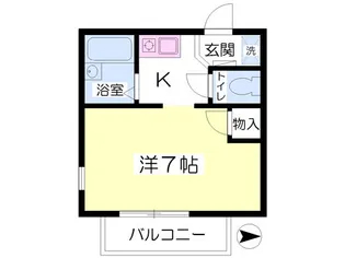 ハピネス白鳥【201号室】の間取り