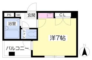 八九十ビル【403号室】の間取り