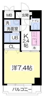 エル・セレーノ西京極【304号室】の間取り